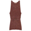 Top Twinset Milano in maglia con lurex e cintura