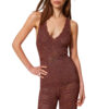 Top Twinset Milano in maglia con lurex e cintura