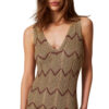 Abito Twinset Milano longuette in maglia bicolore