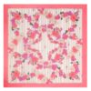 Foulard rosso a fiori