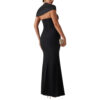 Abito lungo Marciano by Guess in crêpe con finiture in satin