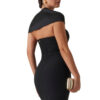 Abito lungo Marciano by Guess in crêpe con finiture in satin