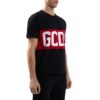 T-shirt GCDS girocollo con maxi logo