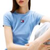 T-shirt Tommy Jeans slim badge rib tee