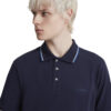 Polo Ciesse Piumini jersey stretch bianca con logo in tono