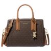 Borsa a mano Michael Kors Laila piccola con logo