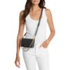 Pochette Michael Kors convertibile Bryant piccola in pelle martellata