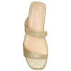 Sandalo Michael Kors Jaida in pelle con glitter