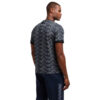 T-shirt EA7 girocollo stampa monogram logo series in jersey di cotone