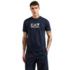 T-shirt EA7 girocollo visibility in cotone