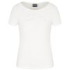 T-shirt EA7 scollo a barchetta logo series in cotone stretch