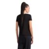 T-shirt EA7 scollo a barchetta logo series in cotone stretch