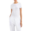 T-shirt EA7 girocollo dynamic athlete in tessuto tecnico