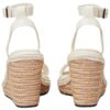 Sandali Calvin Klein con zeppa espadrillas in pelle