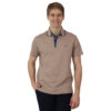 Polo Harmont & Blein con dettagli in denim