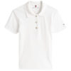 Polo Tommy Hilfiger slim fit con bottoni dorati