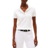 Polo Tommy Hilfiger slim fit con bottoni dorati