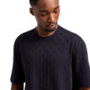 T-shirt Armani Exchange regular fit in cotone con logo allover tono su tono