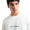 T-shirt Armani Exchange regular fit con logo in rilievo