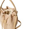Borsa a secchiello Twinset in cotone crochet
