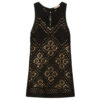 Abito corto Twinset  in maglia crochet a fiori