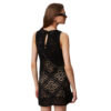 Abito corto Twinset  in maglia crochet a fiori