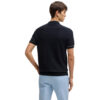 Polo Hugo Boss in misto cotone con colletto johnny
