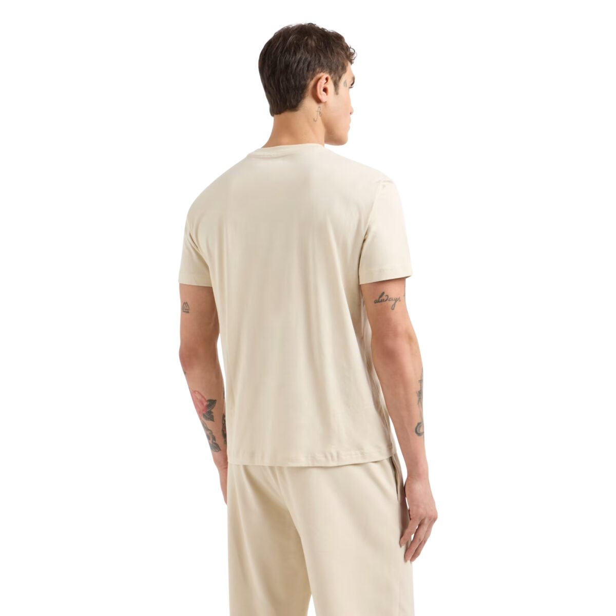 T-shirt EA7 girocollo visibility in cotone