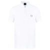 Polo Armani Exchange slim fit in cotone stretch con logo