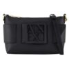Borsa Armani Exchange a spalla color block con maxi-logo