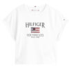 T-shirt Tommy Hilfiger junior relaxed fit con paillettes