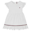Vestito Tommy Hilfiger junior in Sangallo a maniche corte