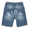 Shorts Richmond junior logo in denim