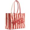 Borsa Liu Jo a righe logo