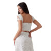 Top Guess corsetto con ricami