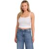 Canotta Guess cropped con strass