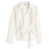 Blusa Tommy Hilfiger scaldacuore relaxed fit in misto lino