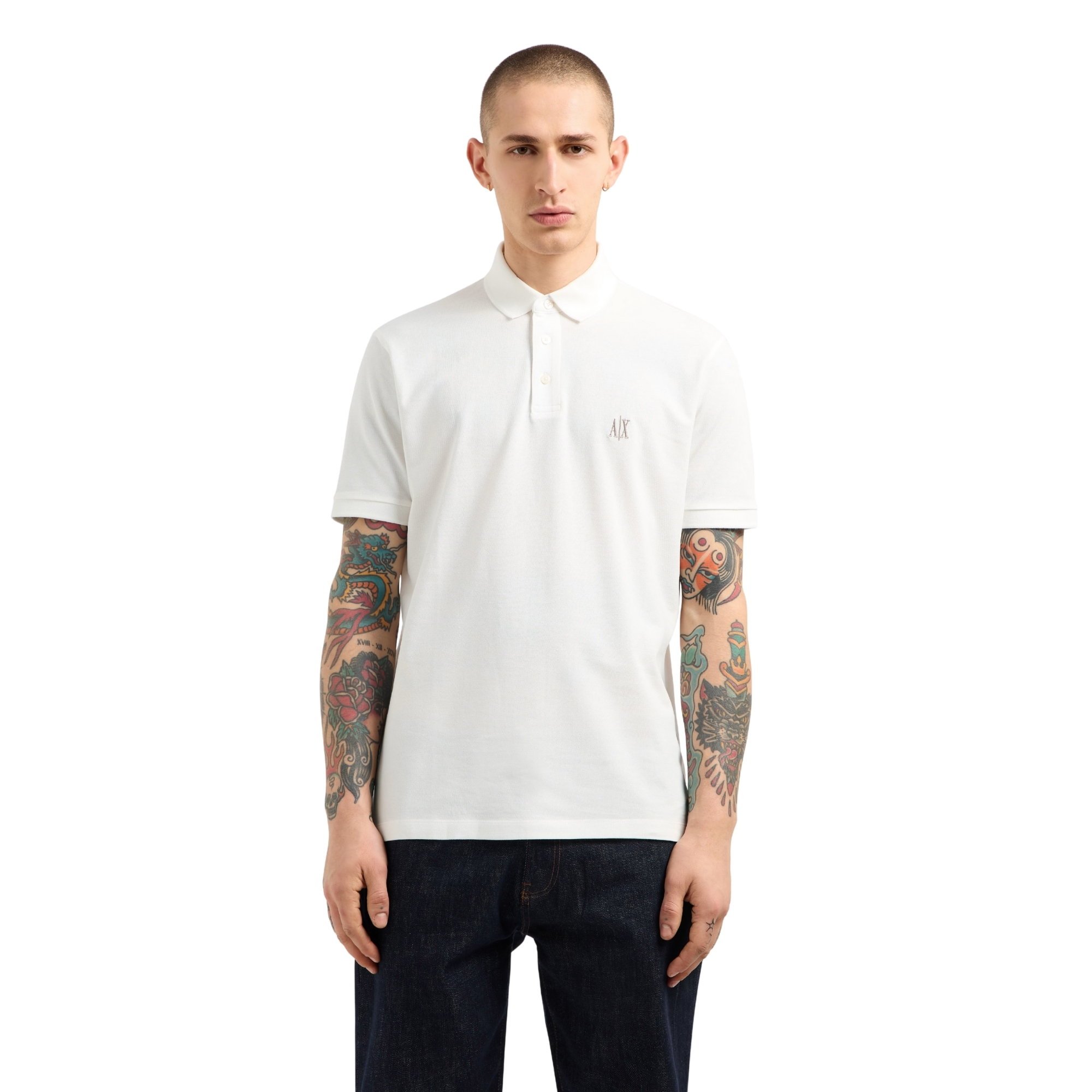 Polo Armani Exchange regular fit con logo