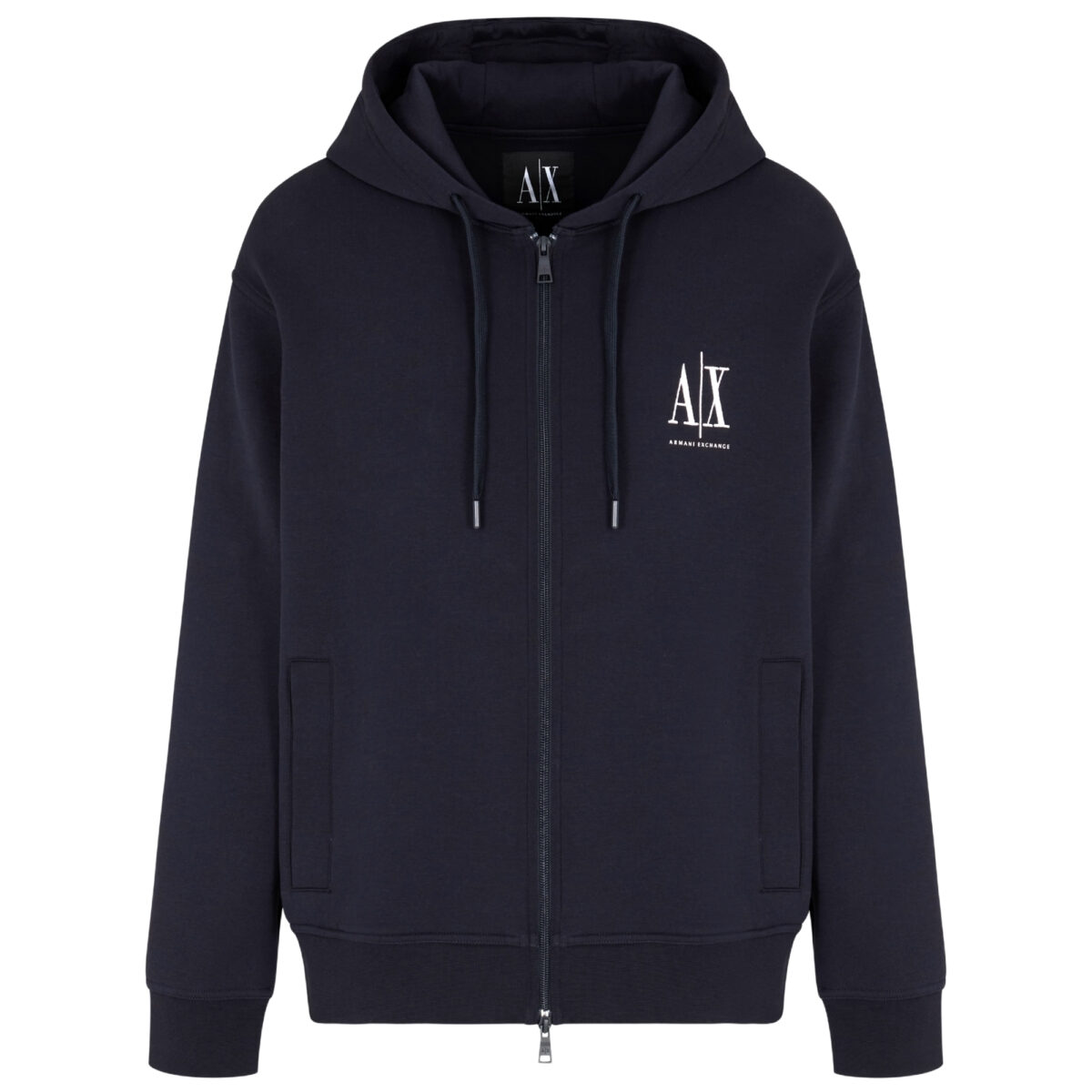 Felpa Armani Exchange con cappuccio e logo