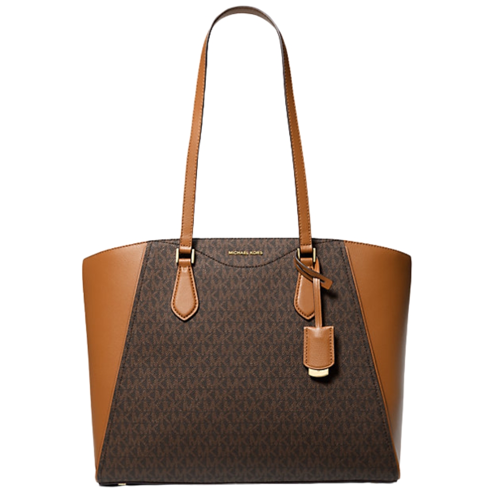 Borsa Michael Kors tote Taryn grande in pelle con logo