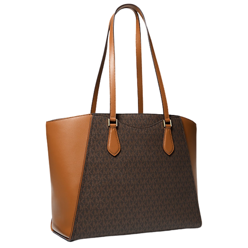 Borsa Michael Kors tote Taryn grande in pelle con logo