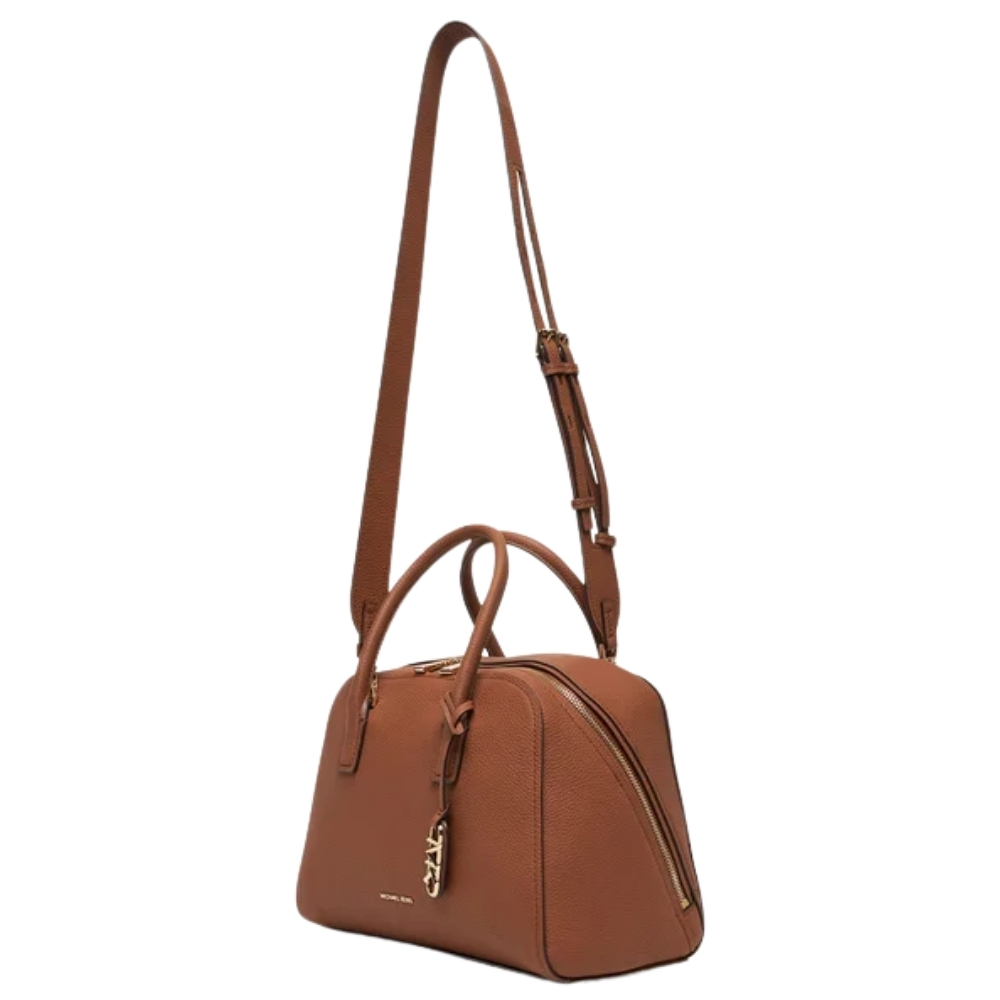 Borsa a mano Michael Kors Ashton media in pelle martellata