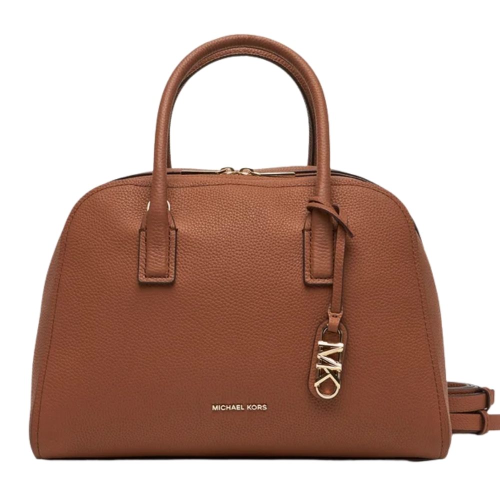 Borsa a mano Michael Kors Ashton media in pelle martellata
