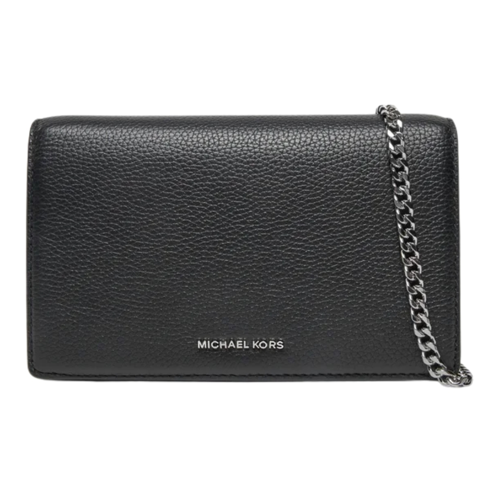 Borsa a tracolla Michael Kors Jet Set media in pelle martellata