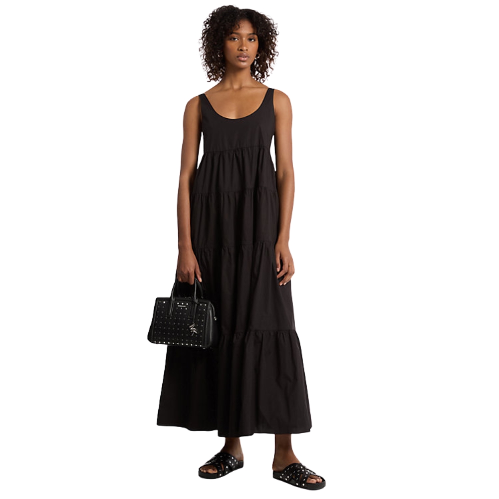 Abito Michael Kors a balze in cotone stretch