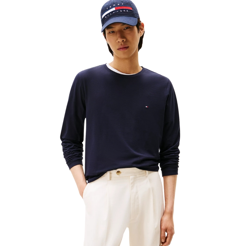 T-shirt Tommy Hilfiger slim fit a maniche lunghe