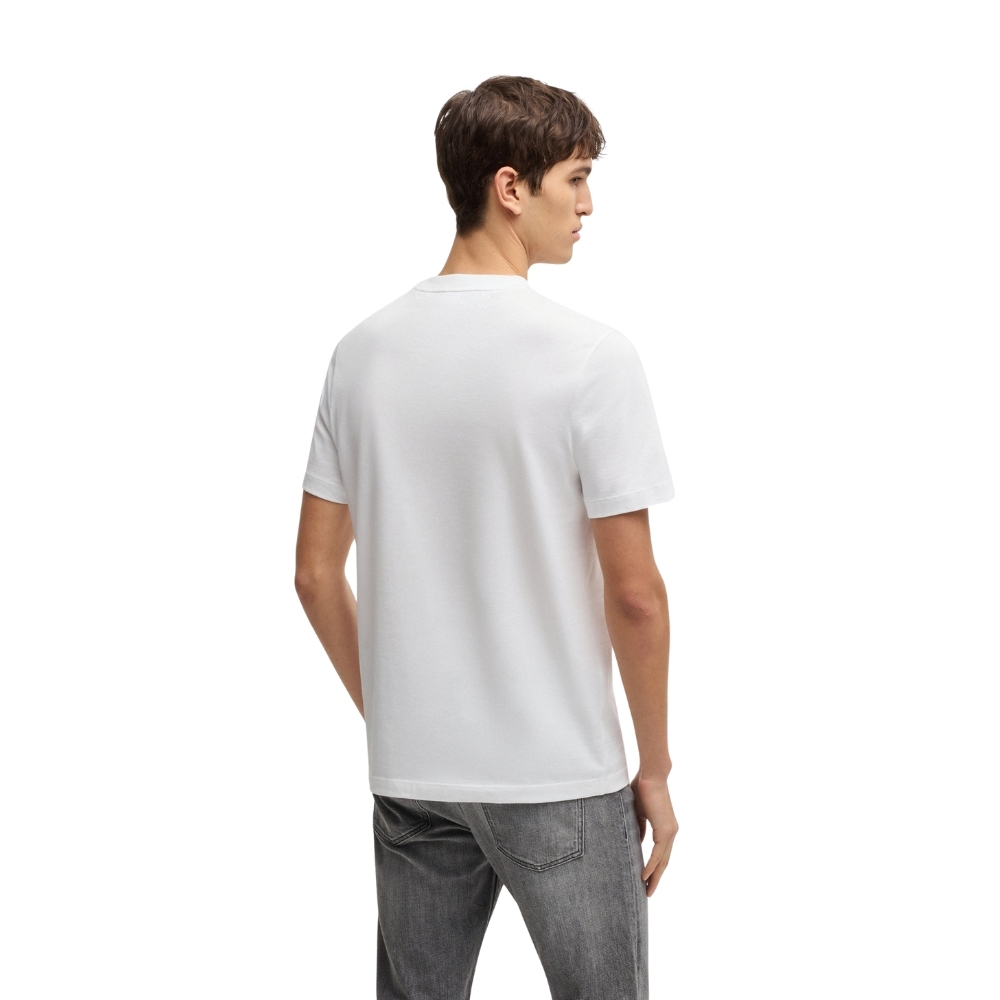 T-shirt Hugo Boss in jersey di cotone con grafica con logo