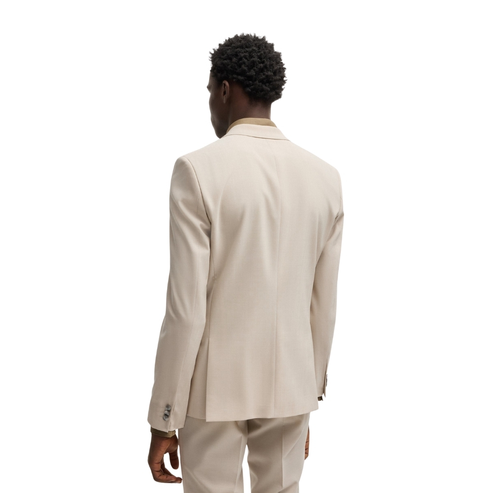 Completo Hugo Boss extra slim fit in misto lana mèlange