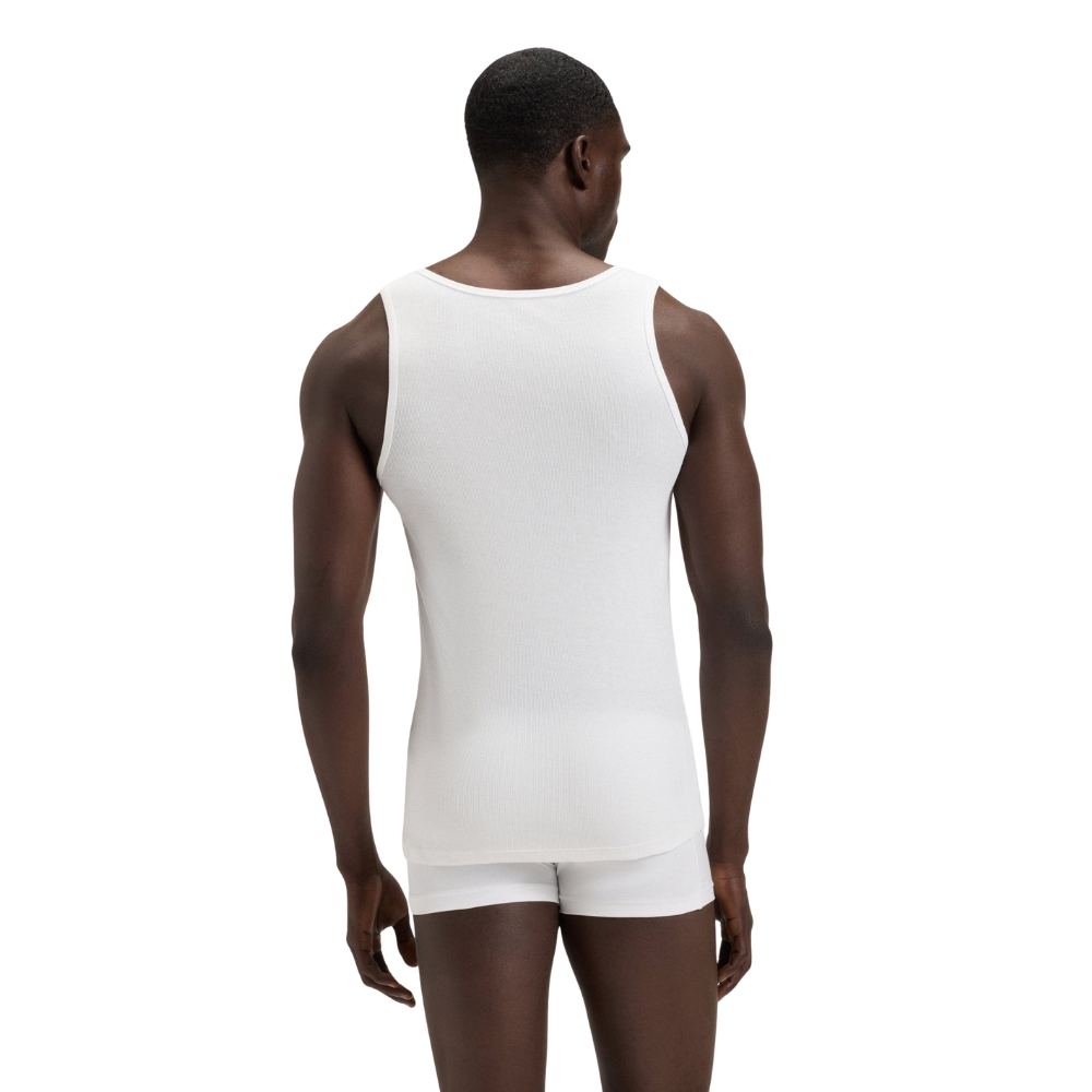 Set Hugo Boss da tre canotte intime in cotone con logo ricamato