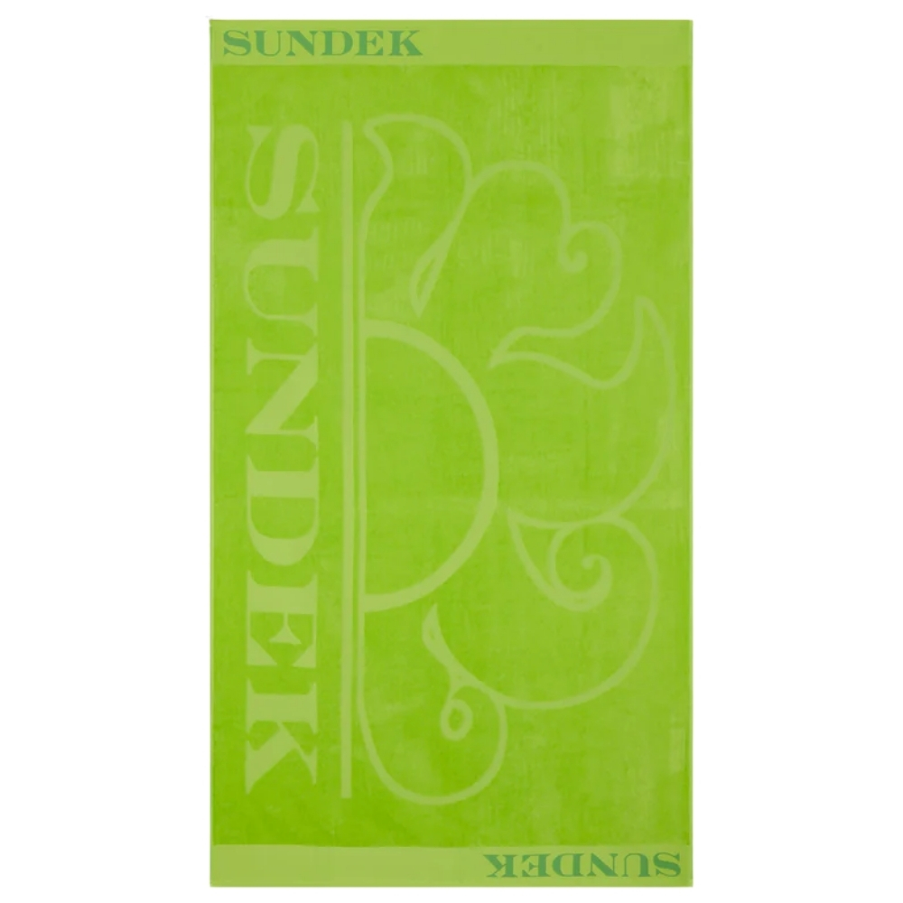 Telo mare Sundek jacquard con logo